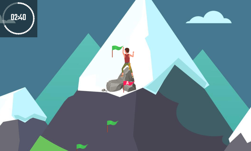 Screenshot from King of the Mountain gameplay